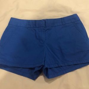 Bright blue jcrew shorts!